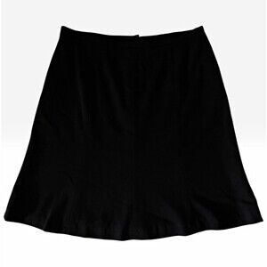 Talbots  Women’s Size 14 Black A-Line Skirt Fully Lined Career Classic